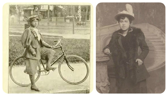 En 1895, Kittie Knox ébranle les représentations du vélo au féminin en participant au meeting annuel de la ligue masculine de vélo.