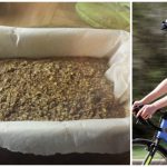 Une collation saine, contenant peu de gluten et idéal pour recharger vos batteries après une sortie en vélo? Découvrez notre gâteau aux flocons d'avoine.