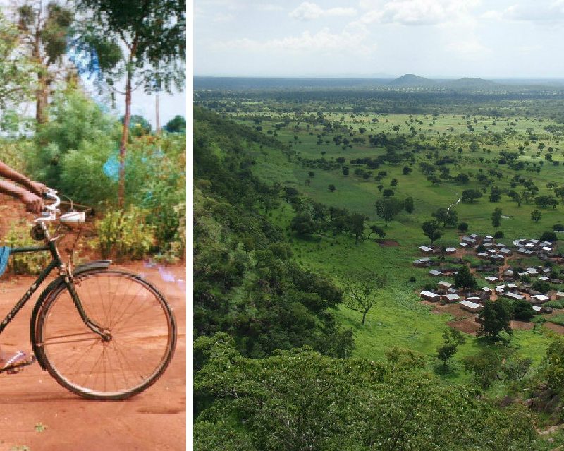 Hountondji Aimée: faire le trajet à vélo et aller à l’école