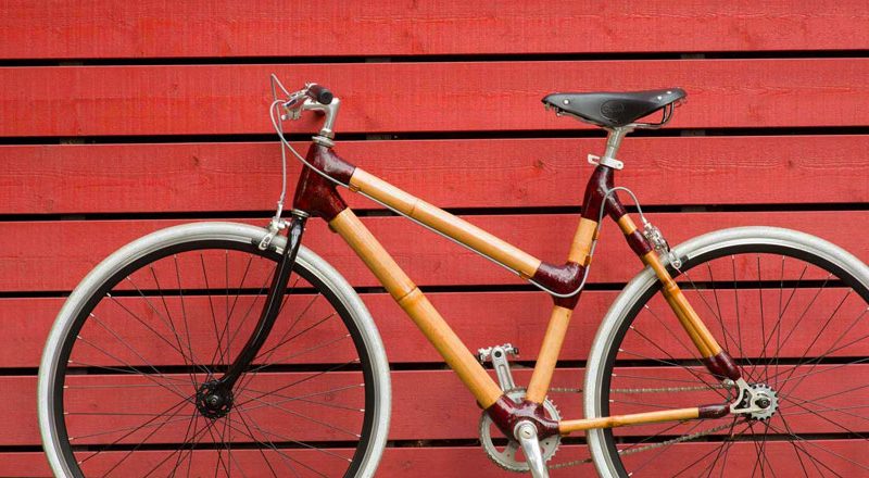 Bamboocyclette, le vélo en bambou fixie