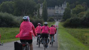Octobre Rose à vélo au Château d'Usse
