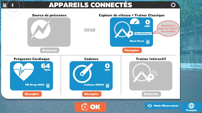 Zwift, application pour Home-trainer