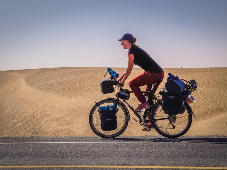 frederika ek - tour du monde à vélo - cyclotourisme au féminin - femme cycliste